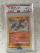 PSA 10 Radiant Charizard GEM MINT Crown Zenith 20/159 Pokemon Card Gem Mint #020 on eBay