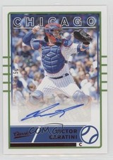 2020 Panini Chronicles Classics Red /50 Victor Caratini #CA-VC Auto 0zg6