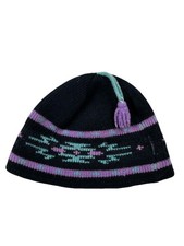 Wigwam Multicolored Vintage Ski Winter Snow Beanie Cap 100% Wool, Made in USA