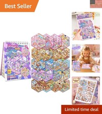 Colorful 3D Cartoon Animal Stickers - 20 Sets for Relaxation Imagination