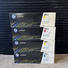 Genuine HP 201X LaserJet Toner Bundle Of 4  MFP M277/M252  Sealed Brand New