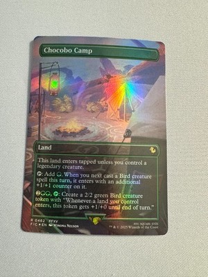 Chocobo Camp (Borderless) Commander: Final Fantasy Foil MTG Magic