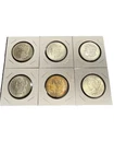 Morgan & Peace Silver Dollars Lot of  6 Investment 90% SILVER Uncirculated Toner