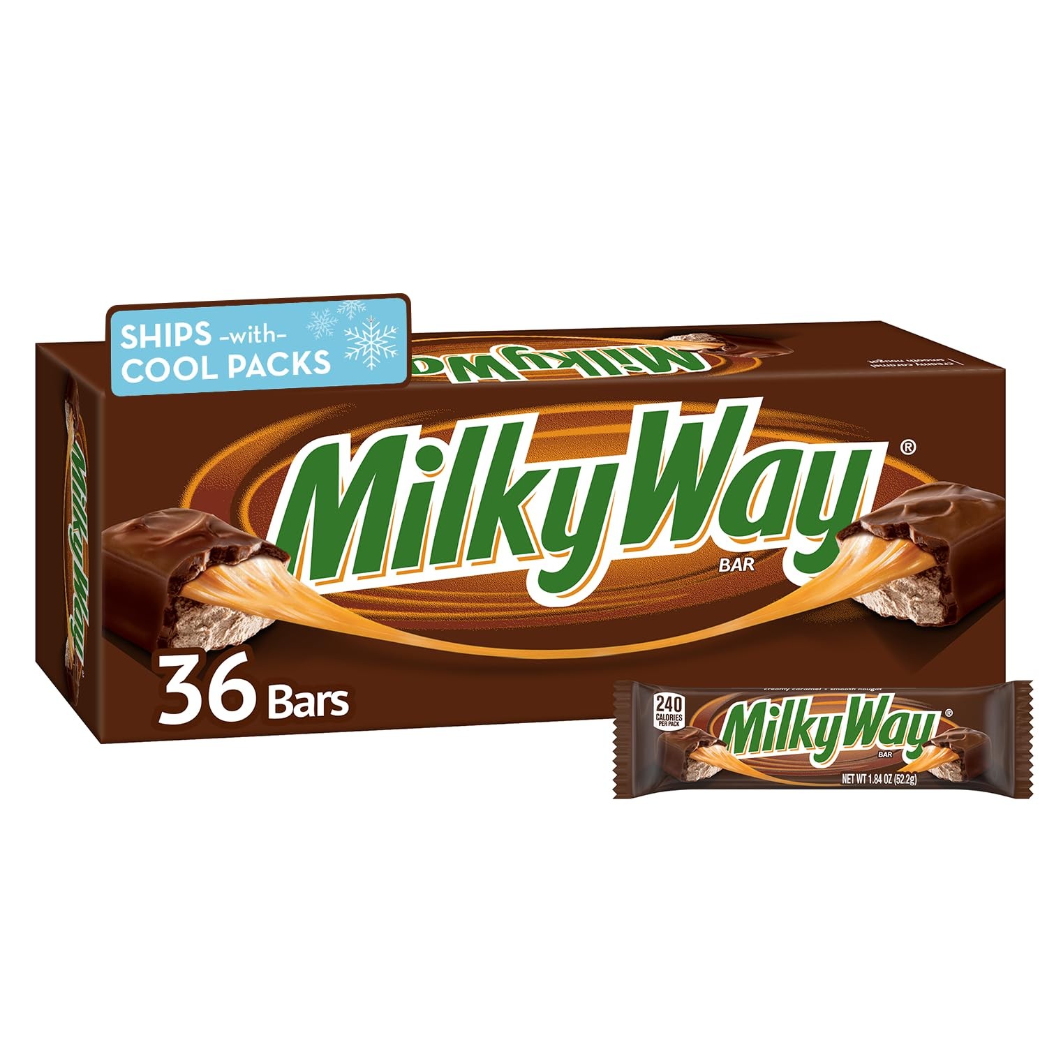 MilkyWay Milk Chocolate Candy Bars 1.87kg Pack of 16