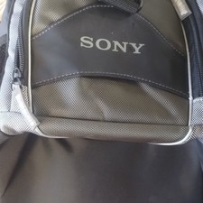 Sony Camera Backpack Padded Nylon Black Gray ...