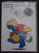 Carte postale pré-timbrée 1er jour PHILFOOT France 98