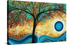 Stretched Canvas Print Summer Blooms by Megan Aroon Duncanson, 36" x 24"