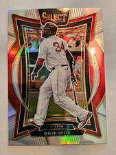 David Ortiz - 2025 Panini Select Silver Prizms Insert Card
