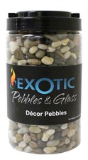 Exotic Pebbles and Glass PMS-0510J Polished Mixed Gravel 5 lbs.