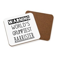 Warnung World's Grumpiest Rechtsanwalt Untersetzer GeträNke Best Gesetz