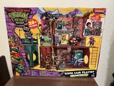 Playmates TMNT Teenage Mutant Ninja Turtles Mutant Mayhem Sewer Lair Playset NUOVO