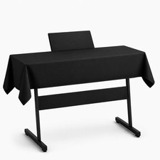 Piano Keyboard Cover with Integrated Music Stand Dust Protector, Thick Faux Leat
