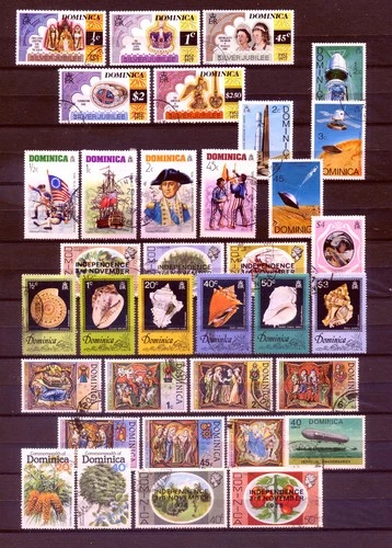 Dominica, mostly postally used/ most postally used