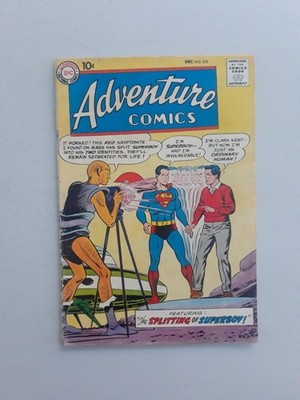 Adventure Comics 255 DC Comics Superboy, Aquaman 1958 