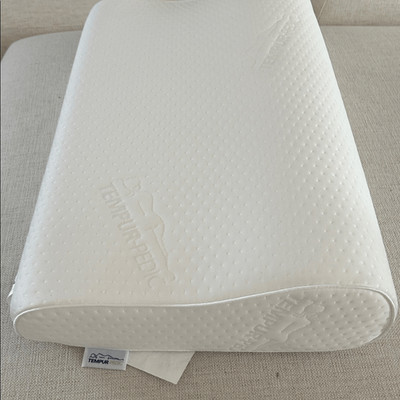 Tempur-Pedic TEMPUR-Ergo Neck Pillow, Large Profile, White, NWOT,  no box