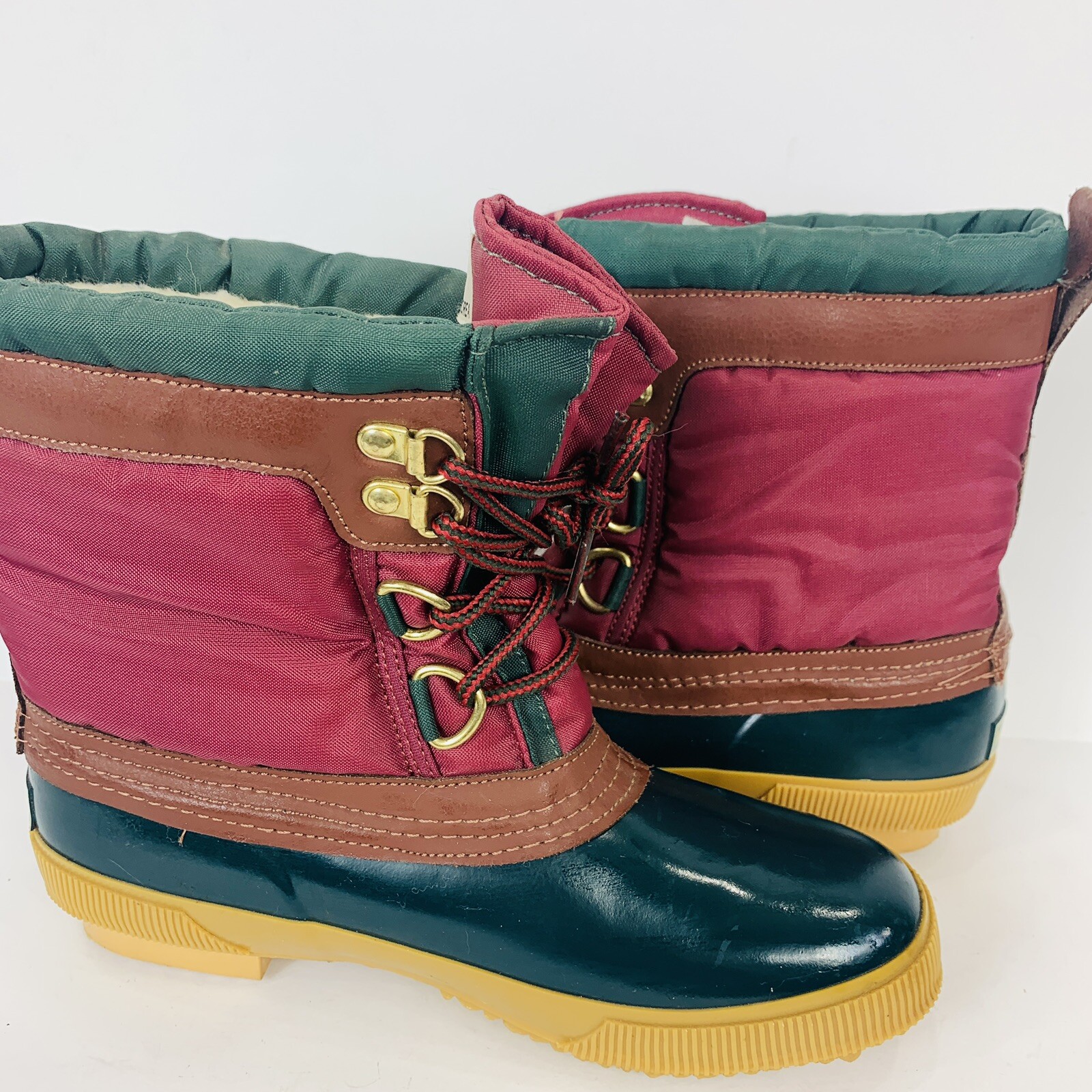 green duck boots