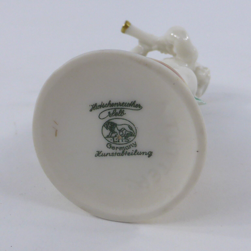 Figura de porcelana Hutschenreuther músico putte en bola de oro K. Tutter - Imagen 13 de 19
