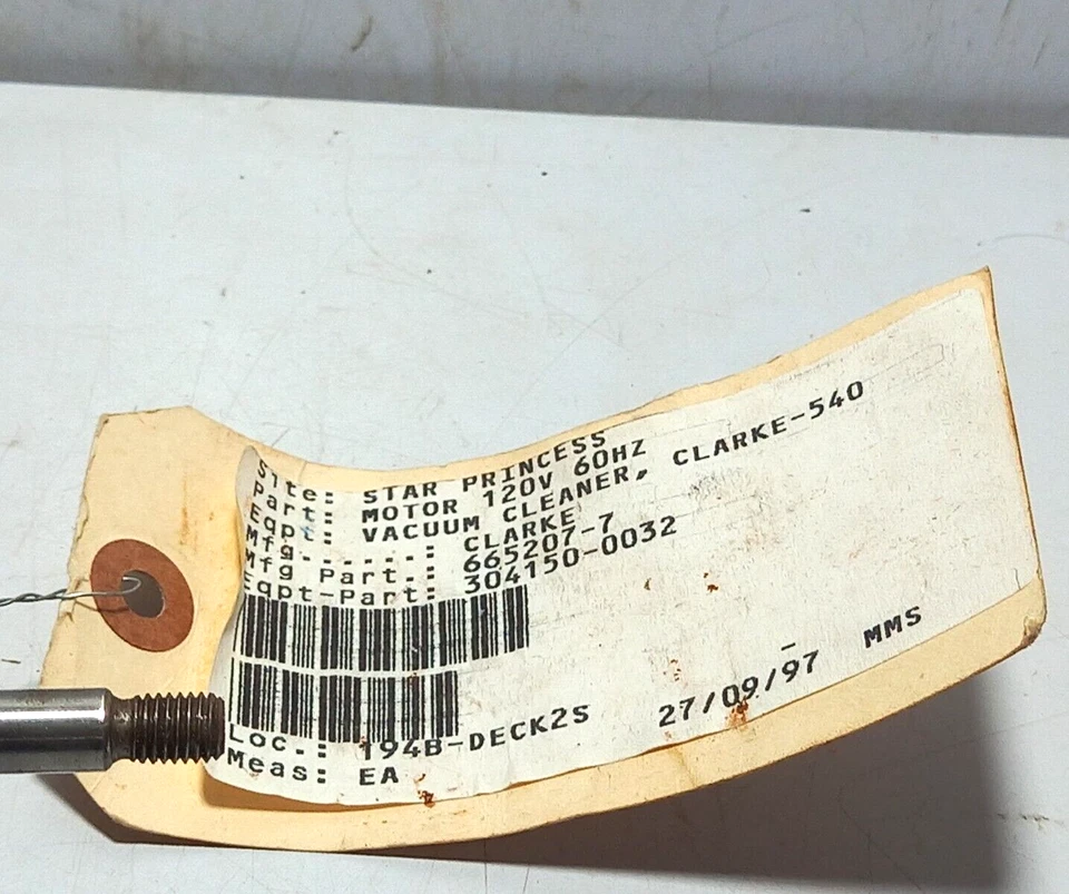 Clarke Michigan 665207-7 Motor Mod 540 115V / 6652077 - Image 2 of 4