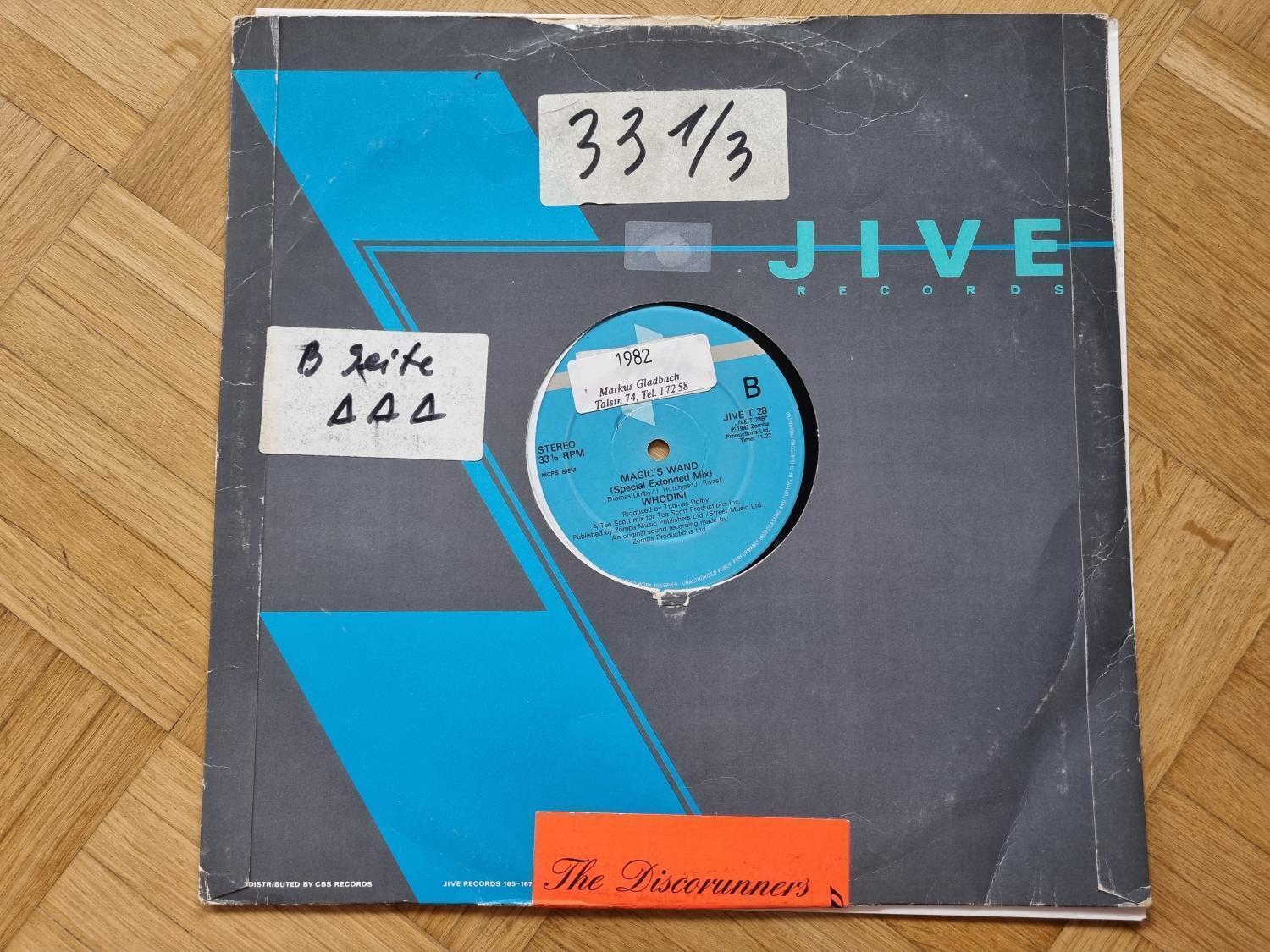 Whodini - Magic's wand UK 12'' Disco Vinyl/ 3 MIXES!