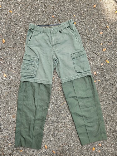 BSA Boy Scouts of America Uniform Pants Green Switchback Men's 30 x 38 Youth 16 - Picture 6 of 8