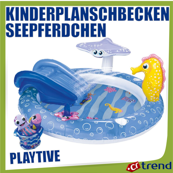 Playtive Kinderplanschbecken Seepferdchen 5-Teilig, Ab 18 Monaten Neu !!-image