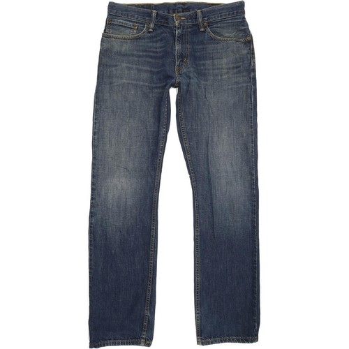Jean Homme Jaylvis - Couleur Bleu Noir, Taille W32 L31, Coupe Droite - Occasion Très Bon état