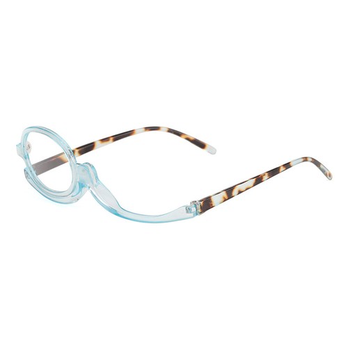 Women Makeup Eye Glasses +1.0 +4.0 Glasses Flip Magnifying Vanity Mirror Read US - Picture 13 of 20