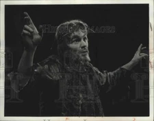 1964 Press Photo John Colico as "King Lear" for Ontario's Shakespeare Festival