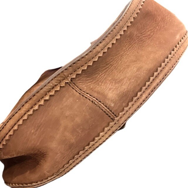 JOULES Dawcett Leather Saddle Bag Crossbody Handbag Brown Orange