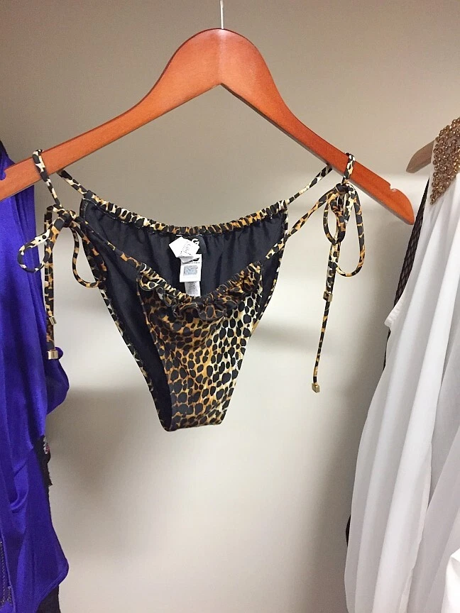 Dolce & Gabbana Conjunto de Bikini Estampado Leopardo (Triángulo Superior e Inferior de Bikini) L Foto 3 de 4