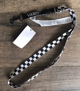 black vans lanyard