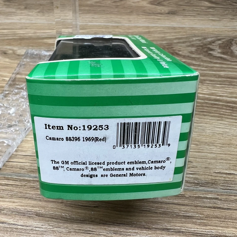 Model Power Minis 19253, 1969 Chevy Camaro SS396 Convertible, Red 1/87 HO Scale - Image 3 of 4