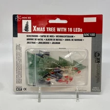 Velleman MK100 XMas Tree Kit with 16 LEDs Christmas Lights Electronics Practice