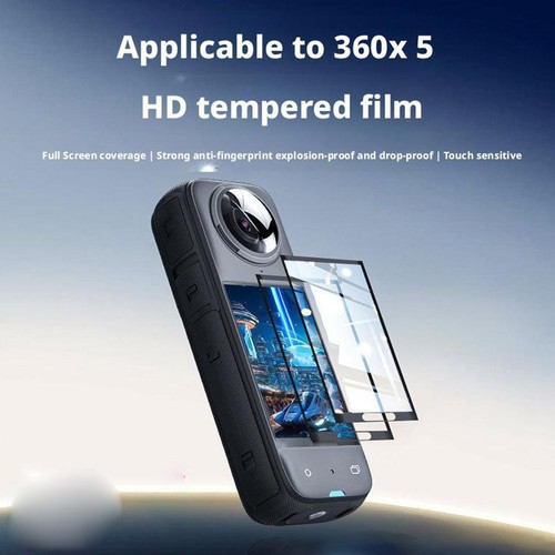 pour Insta360 X5 Film de Protection Trempé Protecteur d'écran Accessoire B8J7 XBX - Photo 3 sur 11