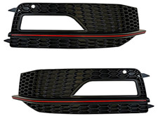 SET Lüftungsgitter GITTER Stoßstange vorne front Für AUDI A4 B8 2011 -  S-LINE