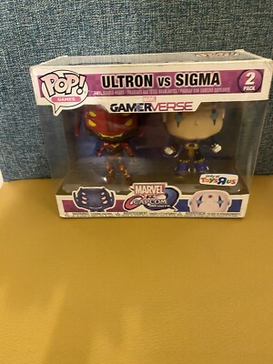 Funko Pop Games Ultron Vs Sigma Marvel Vs Capcom infinite 2 PACK Toys R Us Exc