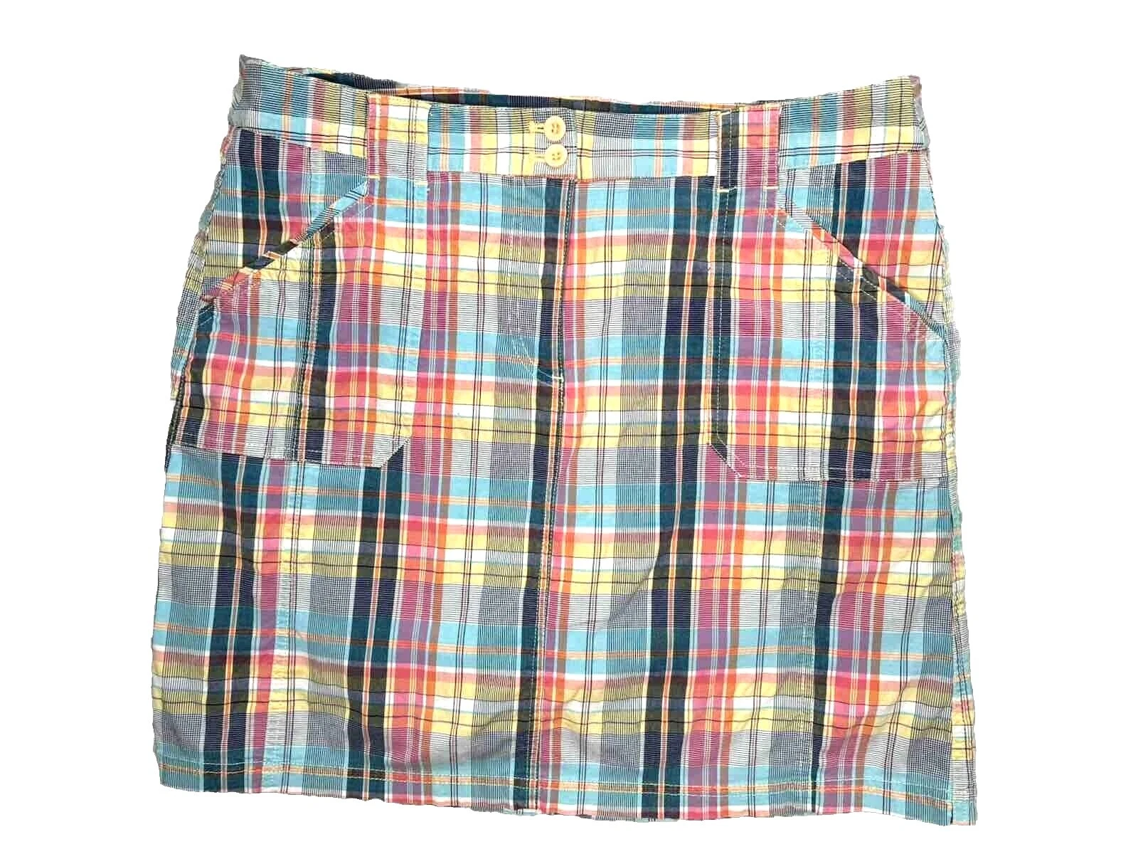 Cotton Check faldas para mujer Christopher & Banks