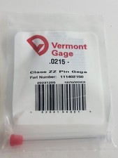 Vermont Gage - 111402150 - .0215" Minus - Class ZZ Pin Gage