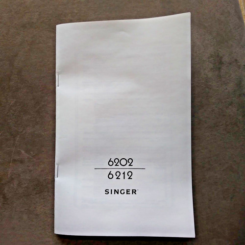 SINGER 6212C 6202 Sewing Machine User's Manual - COPY 36 Pages