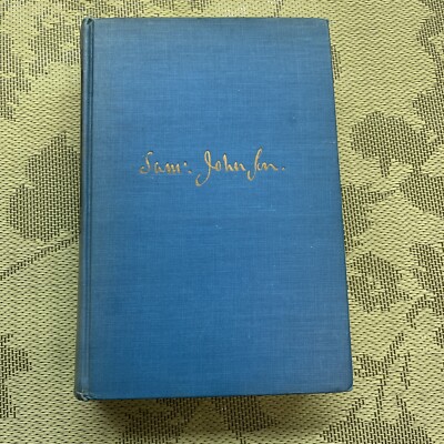 Vintage Book The Life Of Samuel Johnson by James Boswell Literary