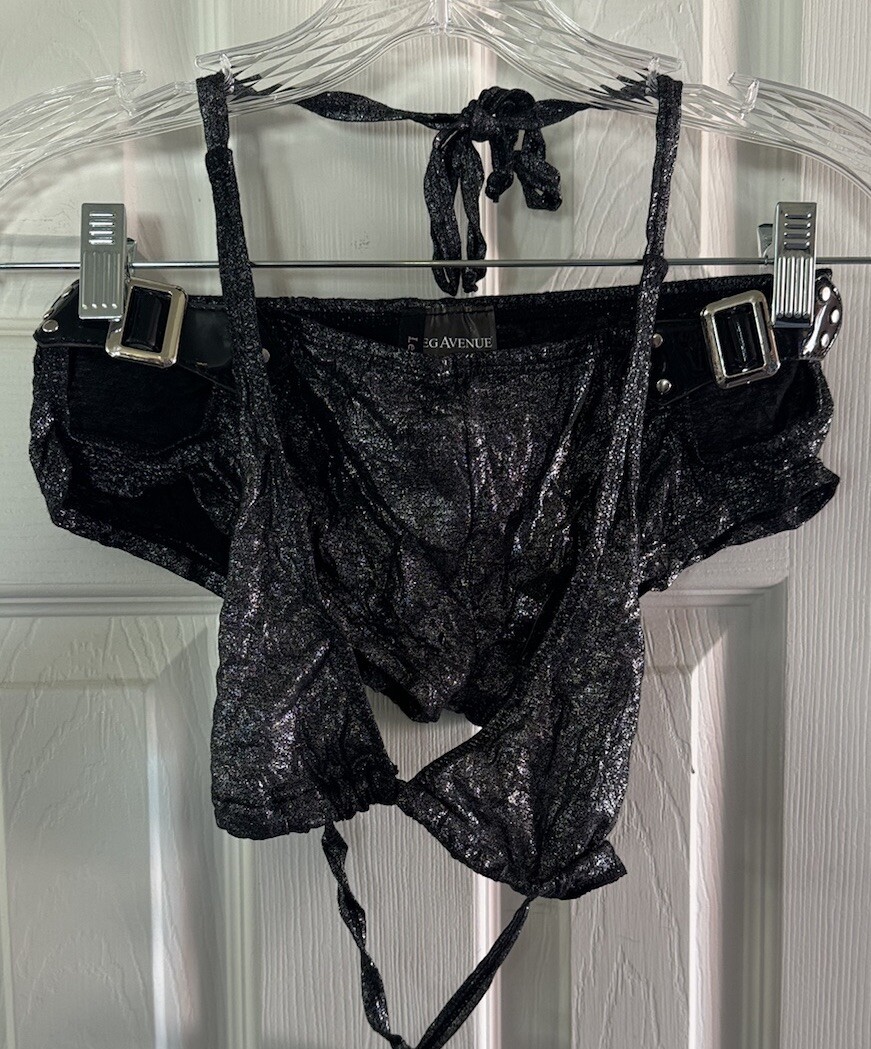 Leg Avenue Black Glitter Lingerie Stripper Bikini Size S/M | eBay Leg Avenue Black Glitter Lingerie Stripper Bikini Size S/M | eBay