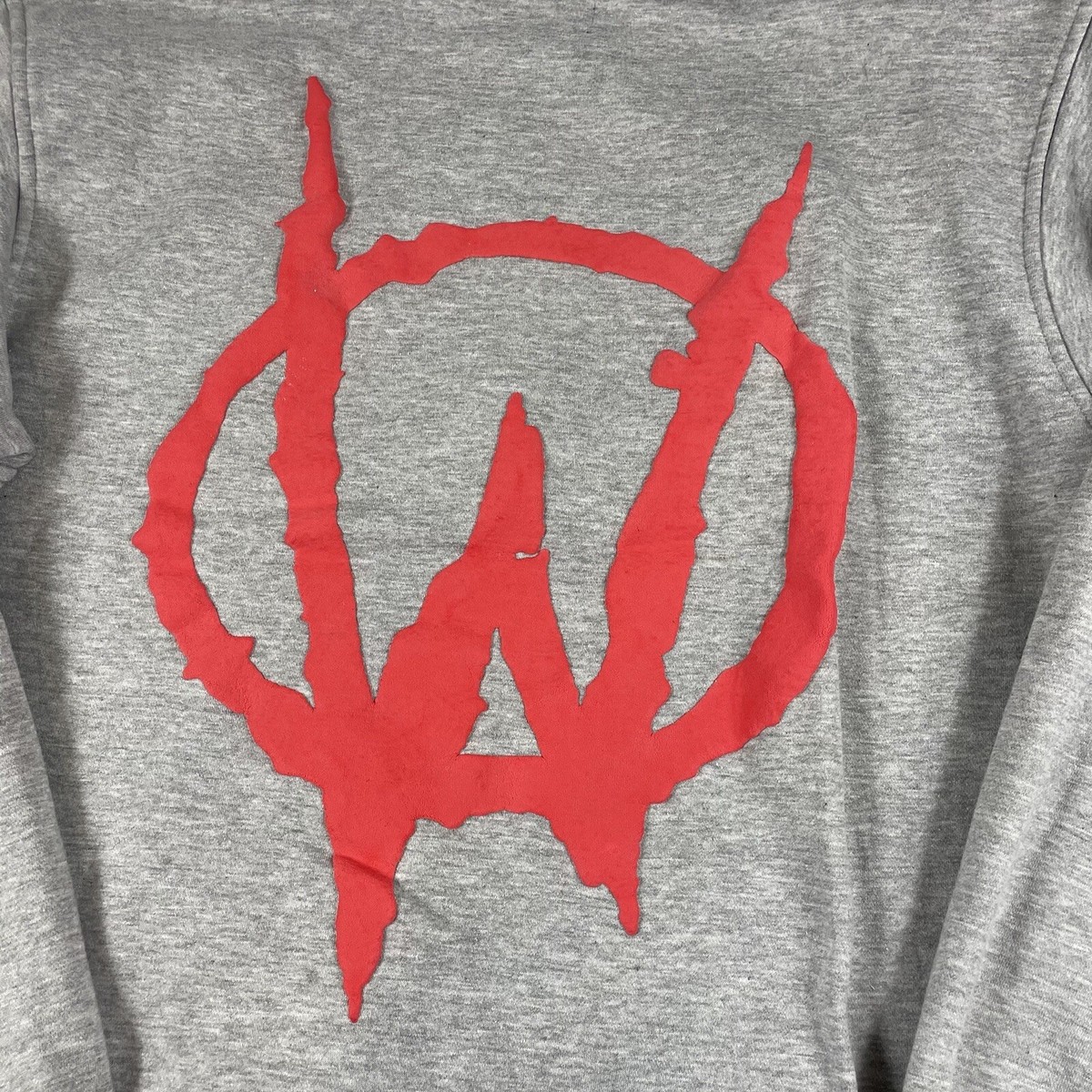 Evil Hearts Club Gray Hoodie Evil Face Mens Sweatshirt