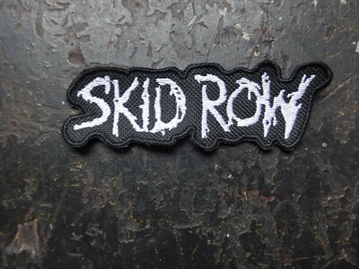 Skid Row Shape Patch Import Glam Hair Metal Dokken Quiet Riot Halford 666
