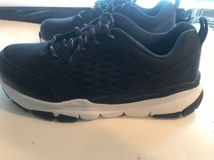 skechers memory foam steel toe