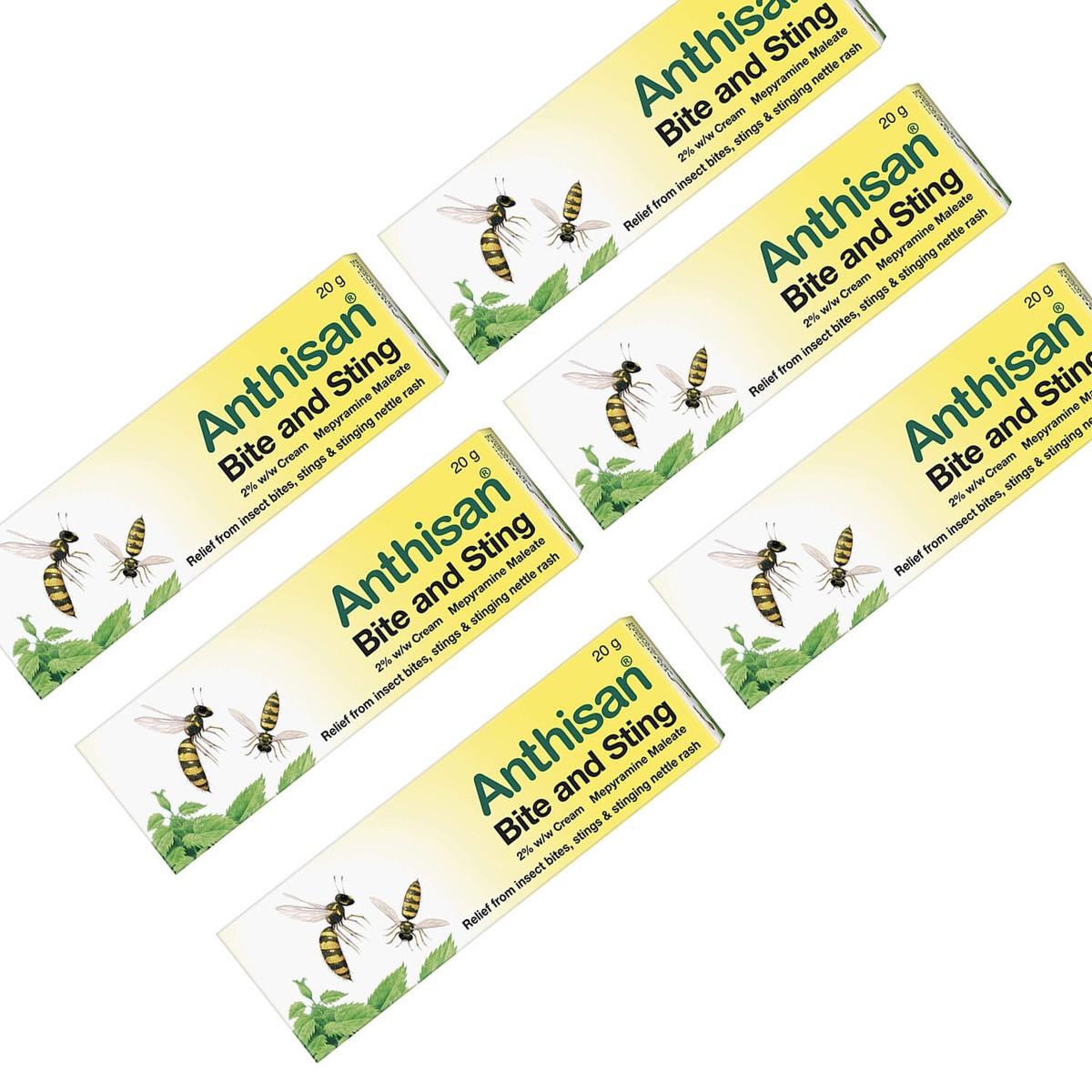 Anthisan Bite & Sting Cream ,Relief From Insect Bites For Rash-20g