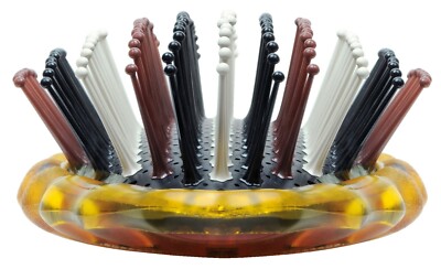 YS Park  Luster Aerozaurus Hair Brush Paddle Cushion Eco Styler YS-AZ34 - AMBER