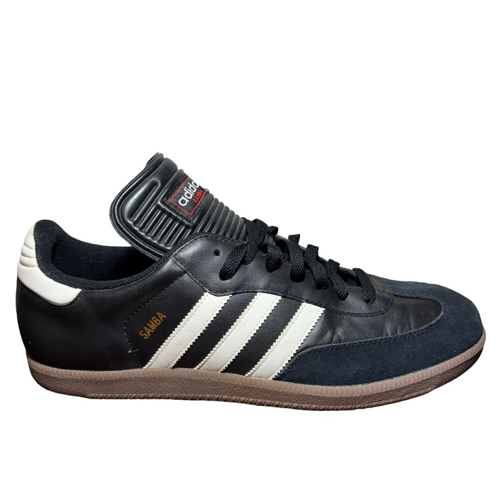 Adidas Mens Samba Classic Black Gum Leather Soccer Shoes Sneakers Size 12 034563