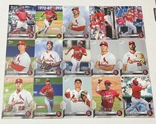 2022 TOPPS NOW ST. LOUIS CARDINALS ROAD TO OPENING DAY 15-CARD TEAM SET