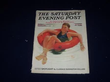 1936 AUGUST 1 THE SATURDAY EVENING POST MAGAZINE - COCA-COLA AD ON BACK- SP 5763