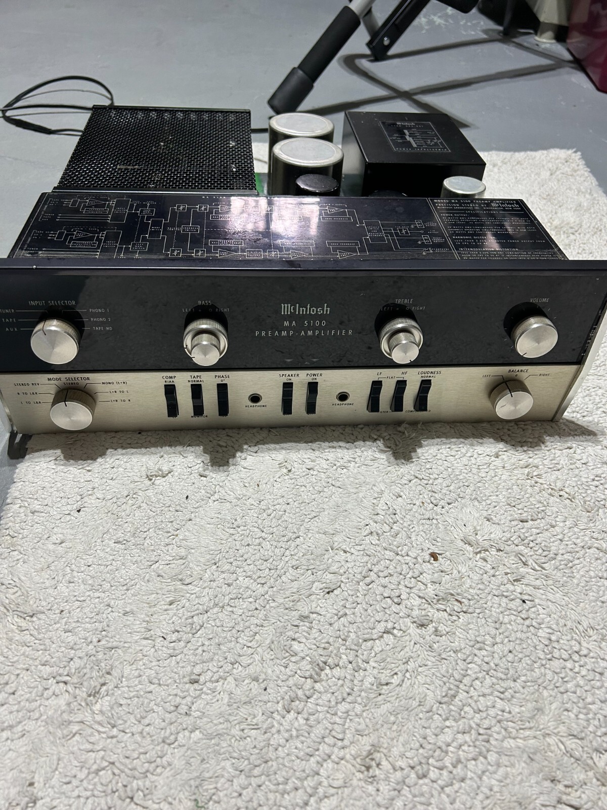 McIntosh MA 5100 preamp amplifier Working condition eBay